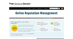 Desktop Screenshot of pageremovalservice.com