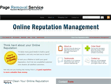 Tablet Screenshot of pageremovalservice.com